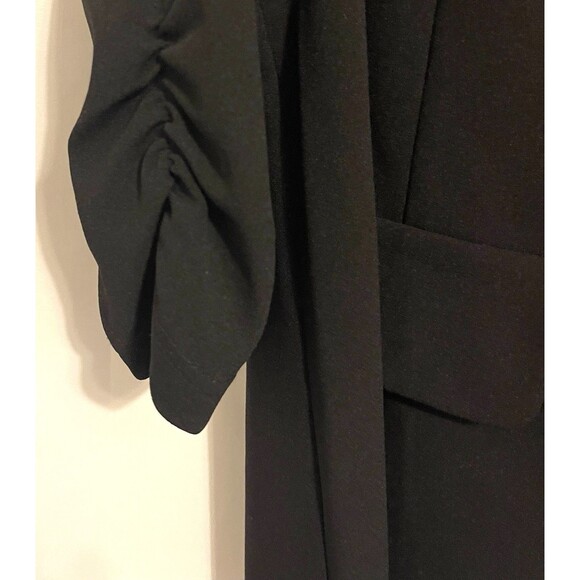 SOHO Apparel Ltd Blazer Suit Jacket Black 3/4 Gathered Sleeves Women’s SZ 1X - Picture 6 of 9